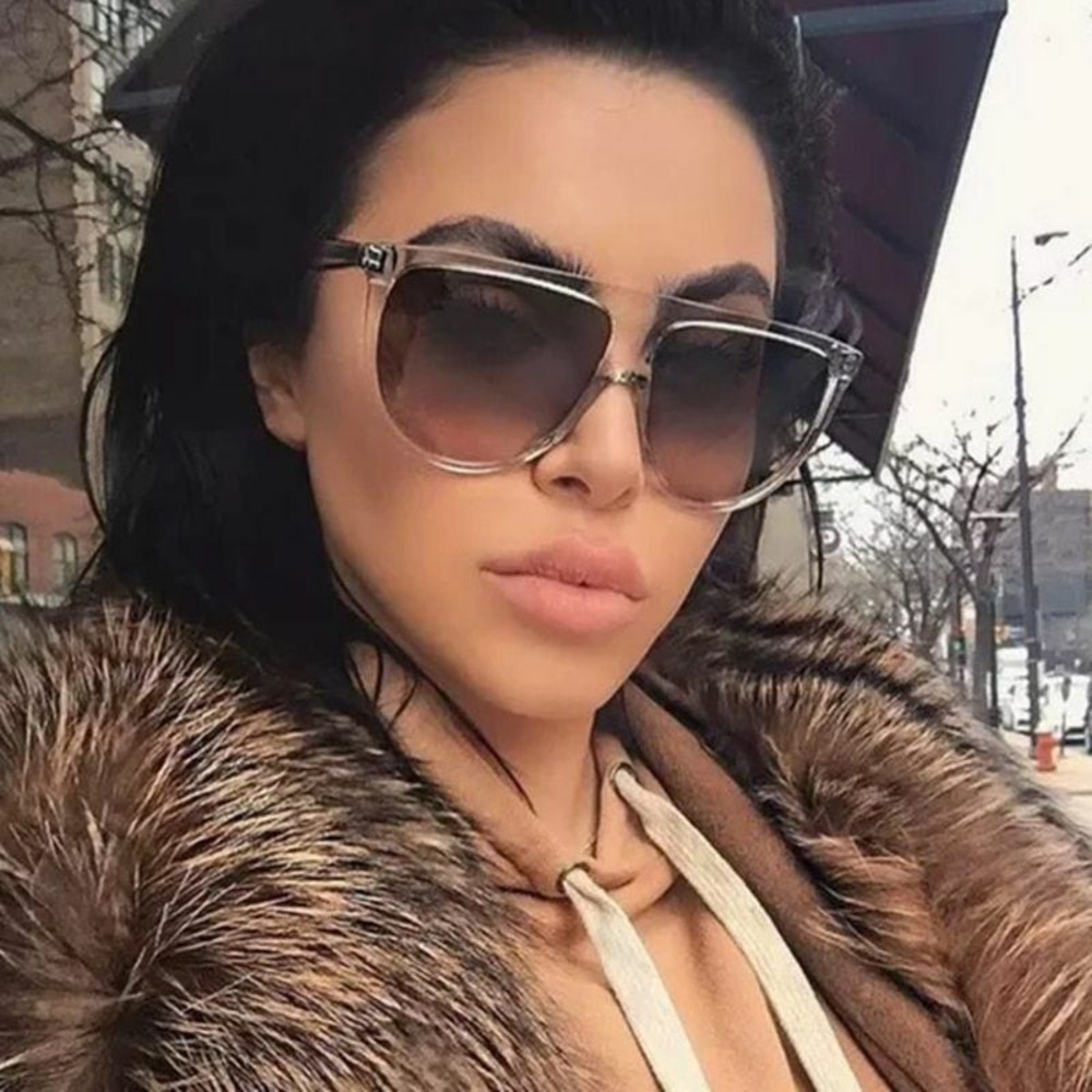 Celine Thin Shadow Sunglasses Oversized Flat Top … - image 1